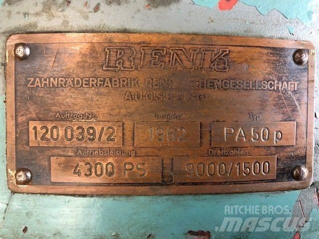 Renk gear type PA50P 기어박스
