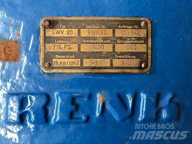 Renk Type SWV20 기어박스