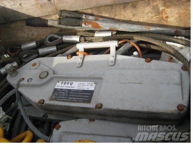  Rope pulling hoist - 3 stk. 자재 기중기 및 권양기