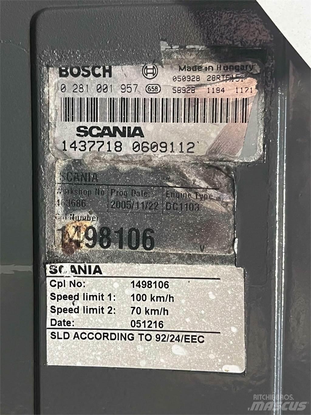 Scania DC11 03 B02 motor 엔진