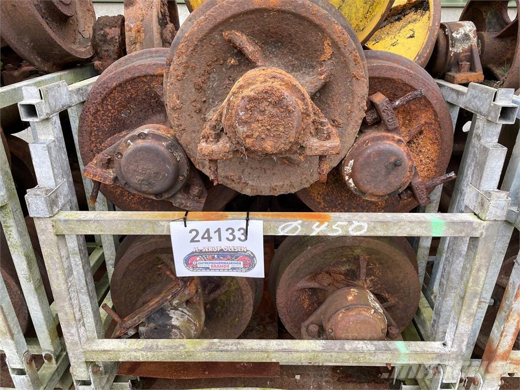  Skinnehjul ø450 mm + flange 타이어, 휠 및 림