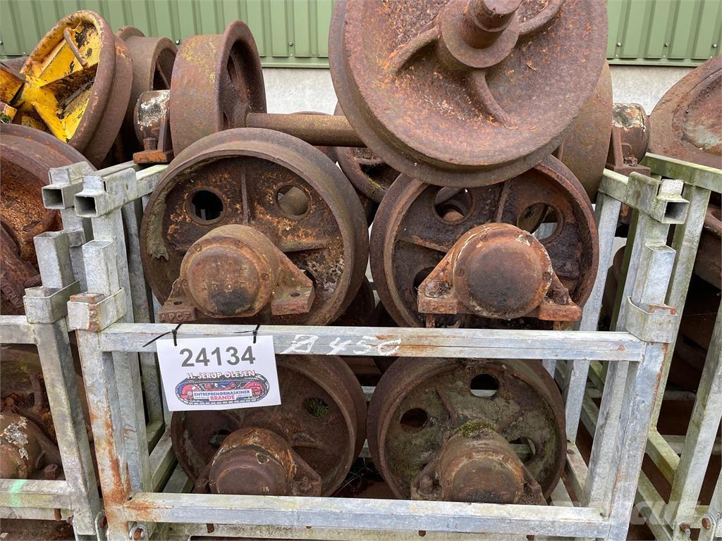  Skinnehjul ø450 mm + flange 타이어, 휠 및 림