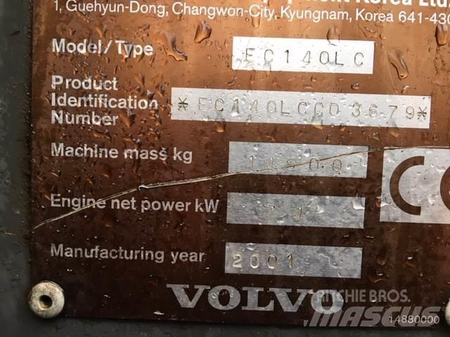 Volvo EC140LC 대형 굴삭기 29톤 이상