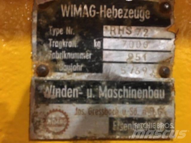  Wimag RHS72 løfteåg - 7 ton 크레인 부품 및 장비