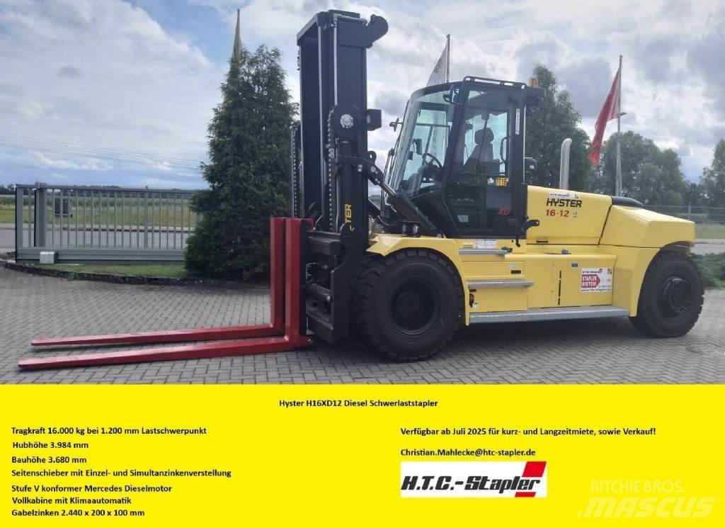 Hyster H16XD12 디젤 지게차