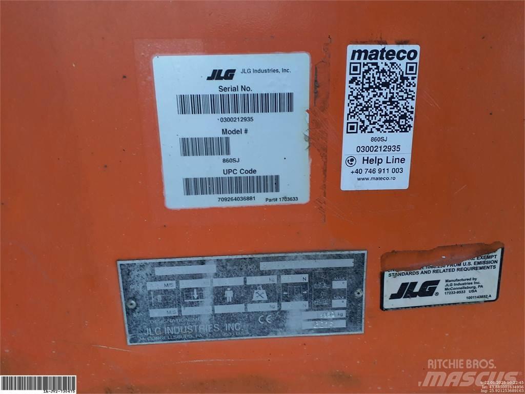JLG 860SJ 관절형 전동이동 리프트