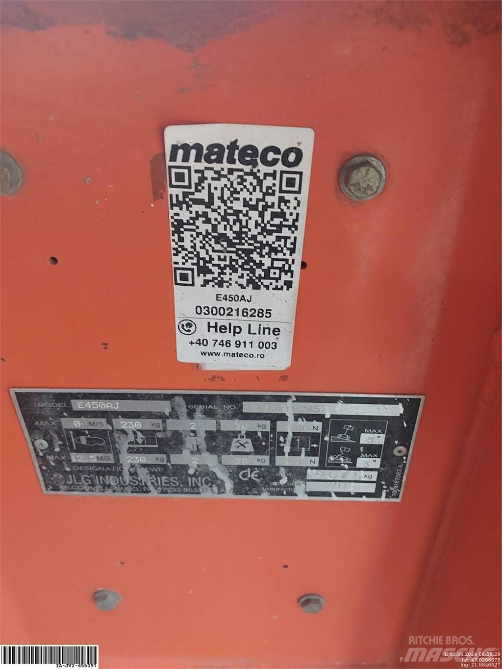JLG E450AJ 관절형 전동이동 리프트