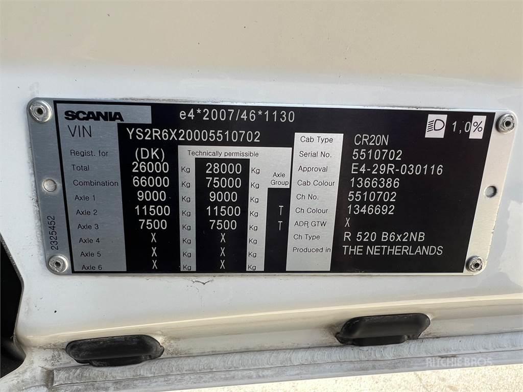 Scania R520 hejs 케이블 리프트 탈착식 트럭