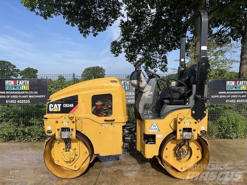 CAT CB24B Roller 트윈 드럼 롤러