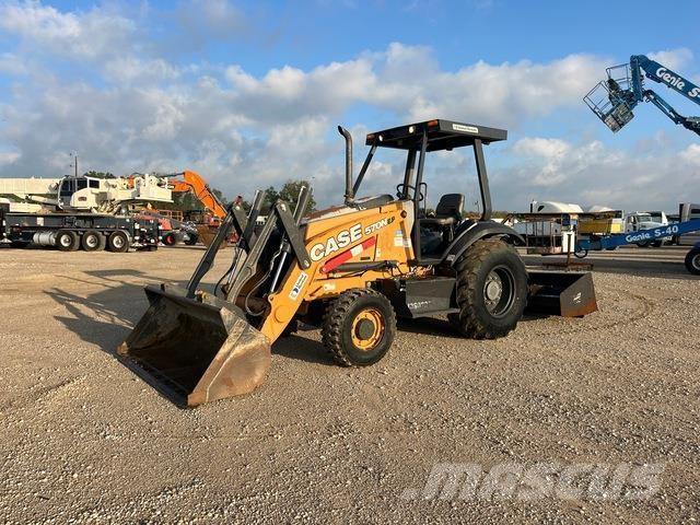 CASE 570N EP 프론트 로더 및 굴착기