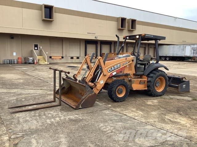 CASE 570N EP 프론트 로더 및 굴착기