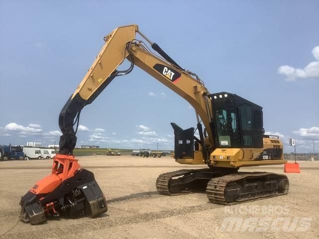 CAT 320DFM 목재 쪼개기 및 절단기