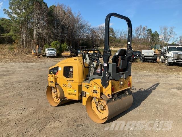 CAT CB24B 트윈 드럼 롤러