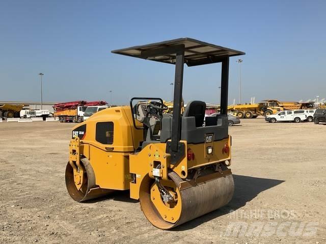 CAT CB34B 트윈 드럼 롤러