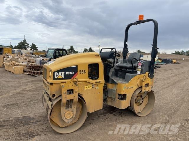 CAT CB34B 트윈 드럼 롤러