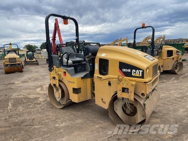 CAT CB34B 트윈 드럼 롤러