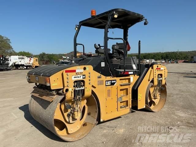 CAT CB44B 트윈 드럼 롤러