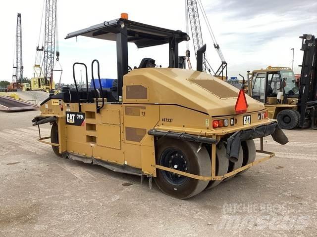 CAT CW34 공기 타이어 롤러