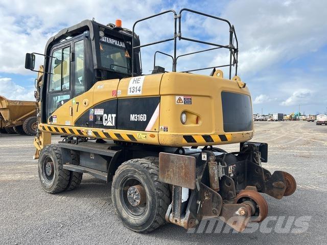 CAT M316D  휠 굴삭기