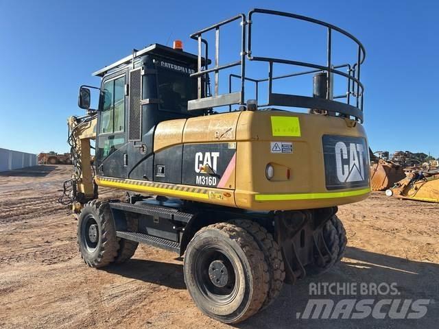 CAT M316D  휠 굴삭기