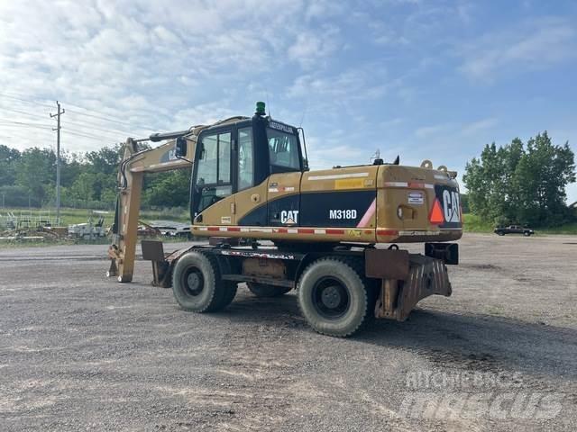 CAT M318D  휠 굴삭기