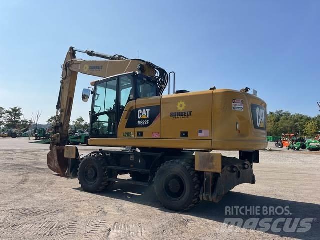 CAT M322F  휠 굴삭기