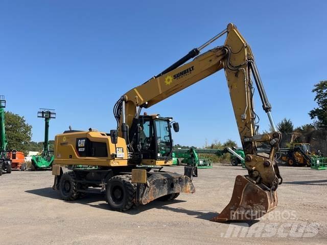 CAT M322F  휠 굴삭기