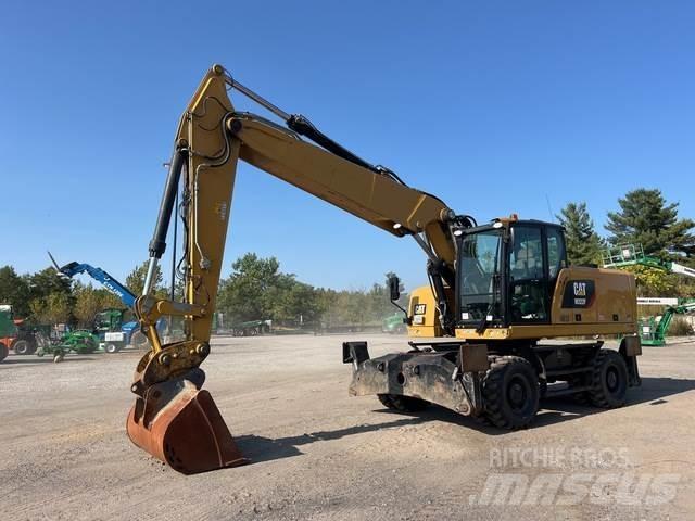 CAT M322F  휠 굴삭기