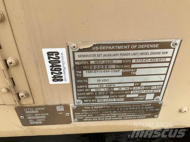 GBI MEP-952B 디젤 발전기
