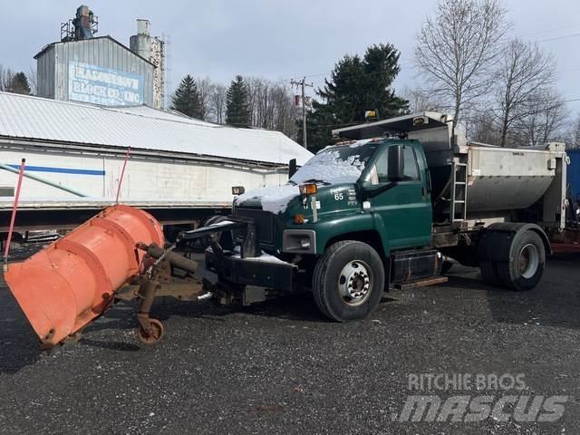 GMC C8500 제설 블레이드 및 제설기