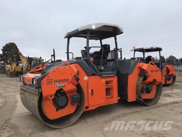 Hamm HD+140IVV 트윈 드럼 롤러