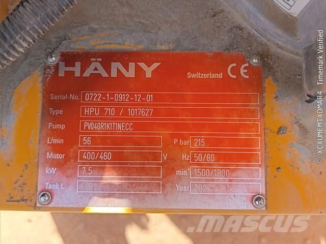  Hany HPU710 콘크리트 부속품