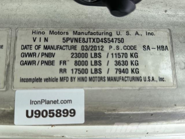 Hino 268 탑차 트럭