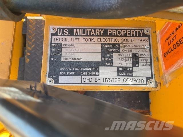 Hyster E25XL 전동 지게차