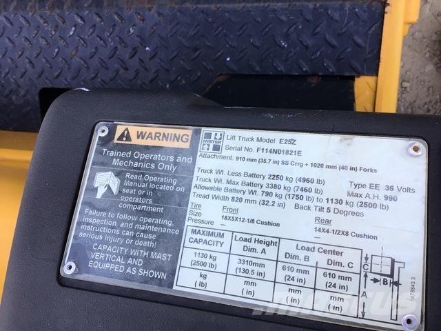 Hyster E25Z 전동 지게차
