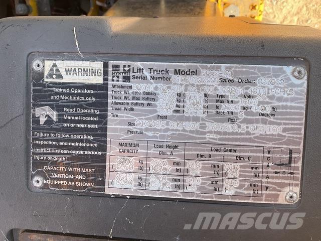 Hyster E65Z-40 전동 지게차