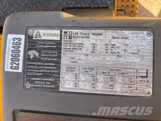 Hyster E65Z-40 전동 지게차