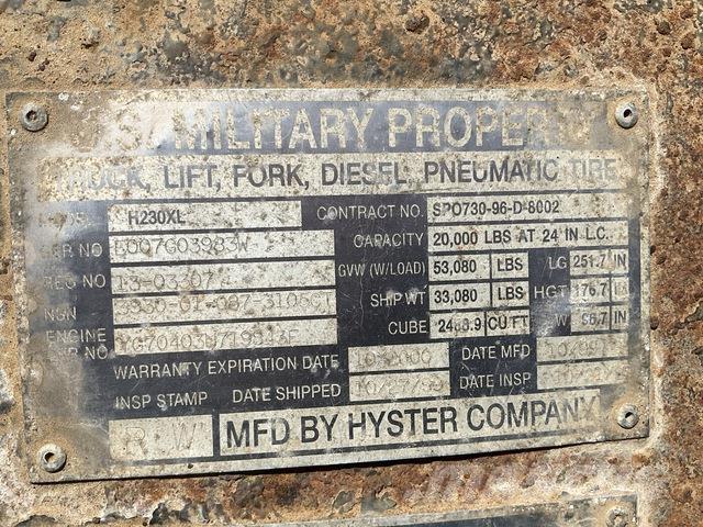 Hyster H230XL 그 외 지게차