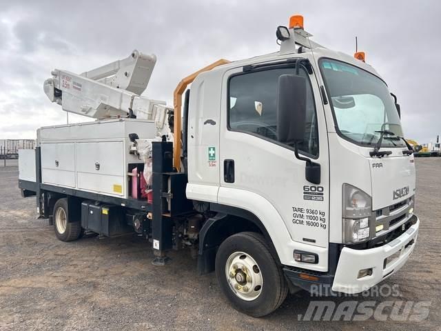 Isuzu FRR600 트럭 탑재 고소작업대
