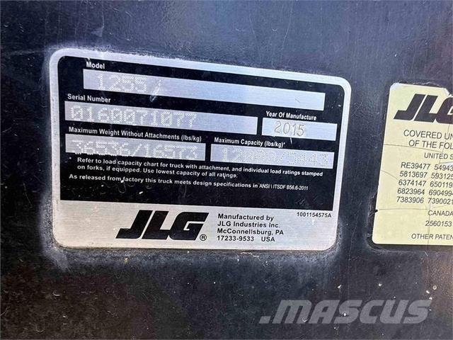 JLG 1255 텔러 핸들러