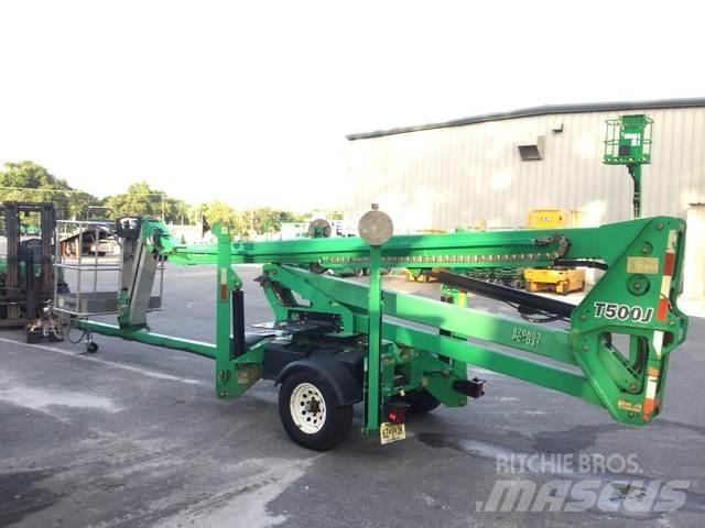 JLG T500J 트레일러 탑재 고소작업대