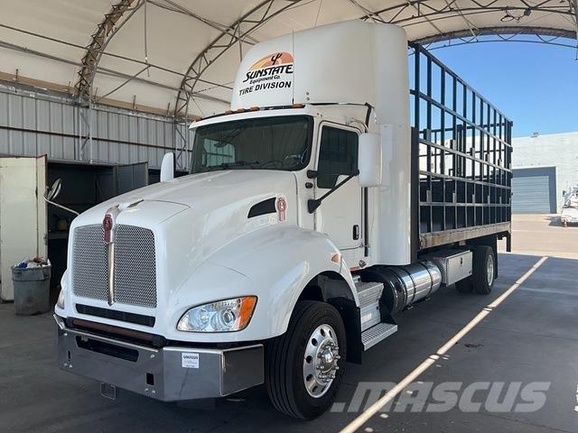 Kenworth T440 플랫베드/드롭사이드 트럭