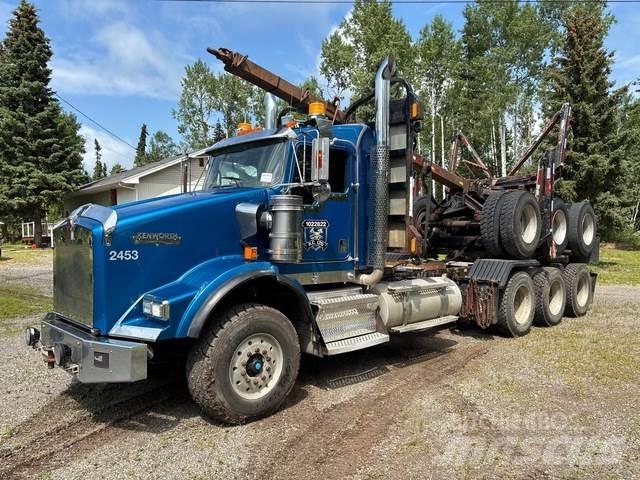 Kenworth T800 목재 트럭