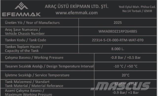 MAN TGM18.250 급수차