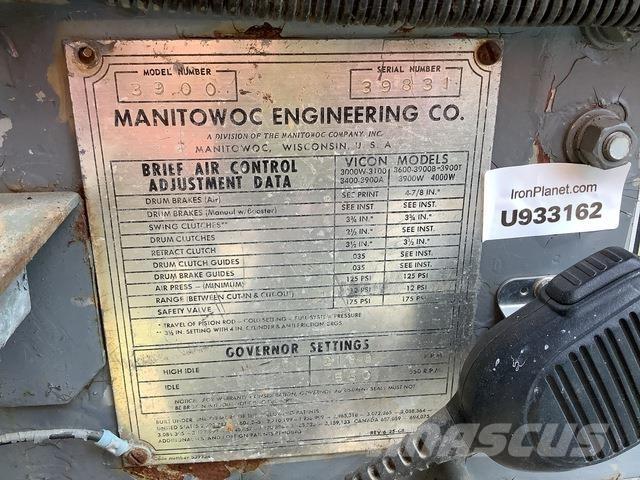 Manitowoc 3900 트랙 크레인
