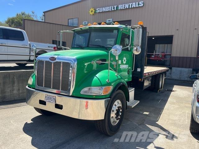Peterbilt 348 플랫베드/드롭사이드 트럭