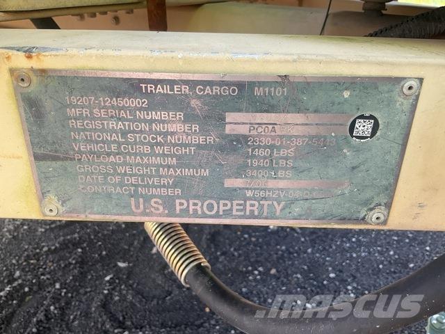  Raytheon M1101 기타 트레일러