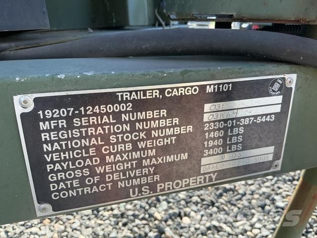  Raytheon M1101 기타 트레일러