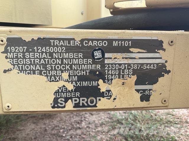  Raytheon M1101 기타 트레일러