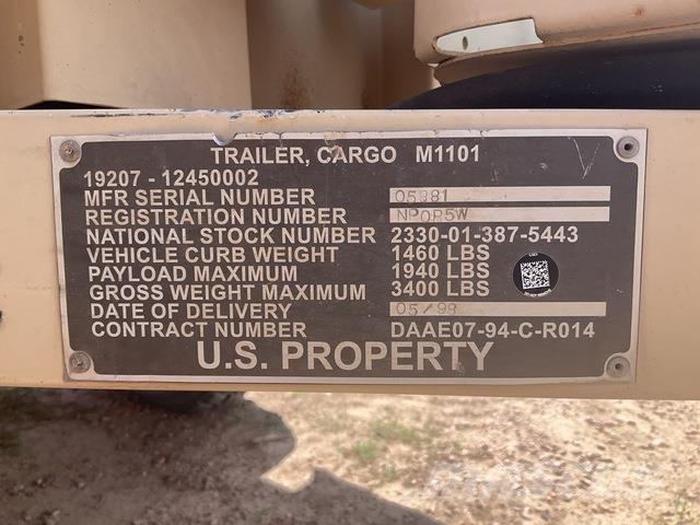  Raytheon M1101 기타 트레일러